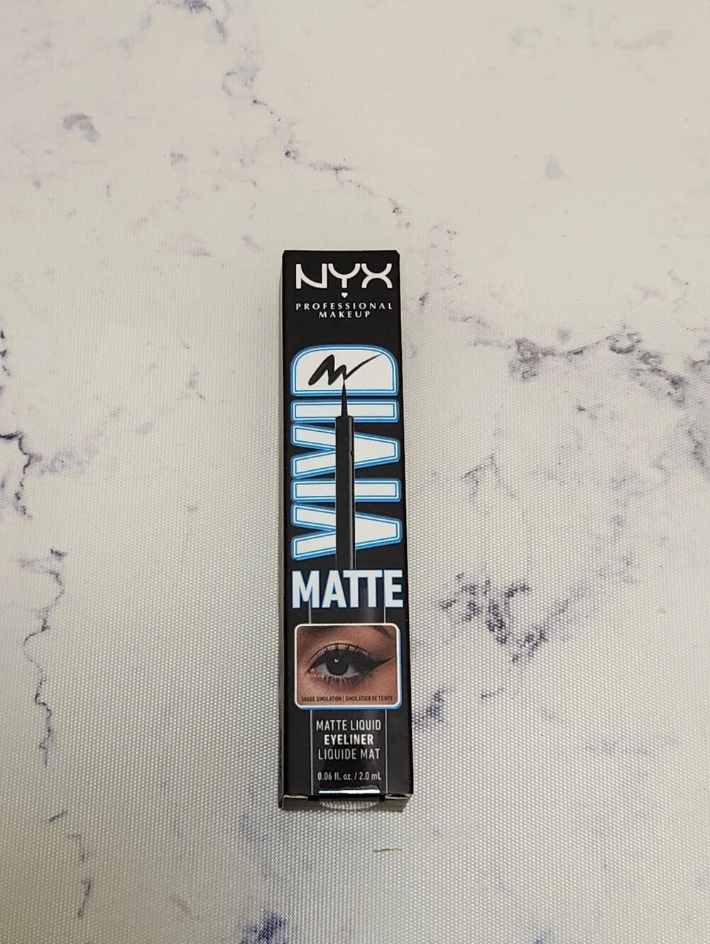 NYX Vivid Matte Liquid Eyeliner Black Sealed